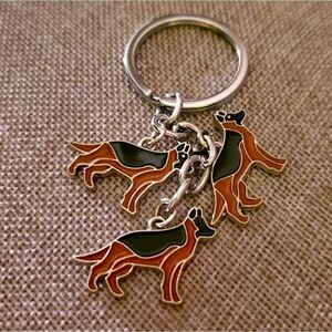 German Shepherd Dog Keychain